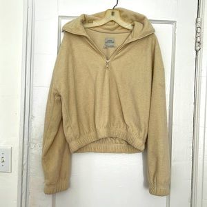 Urban outfitters half zip fleece pullover